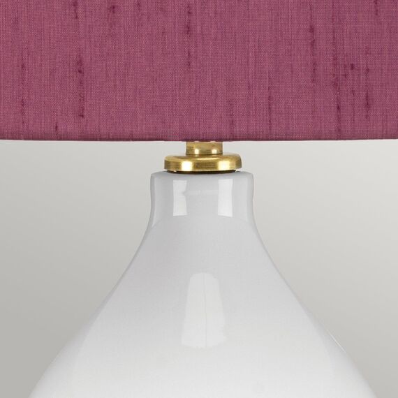 Настолна лампа Isla 1xE27 Table Light Aged Brass White Purple Elstead Lighting ISLA-AB-TL-PURPLE | Osvetlenieto.bg Настолна лампа Isla 1xE27 Table Light Aged Brass White Purple Elstead Lighting ISLA-AB-TL-PURPLE | Osvetlenieto.bg