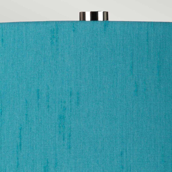 Настолна лампа Isla 1xE27 Table Light Polished Nickel White Teal Elstead Lighting ISLA-PN-TL-TEAL | Osvetlenieto.bg
