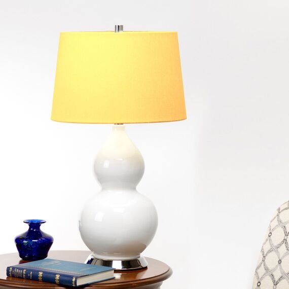 Настолна лампа Isla 1xE27 Table Light Polished Nickel White Yellow Elstead Lighting ISLA-PN-TL-YELLOW | Osvetlenieto.bg Настолна лампа Isla 1xE27 Table Light Polished Nickel White Yellow Elstead Lighting ISLA-PN-TL-YELLOW | Osvetlenieto.bg