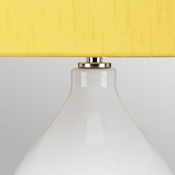 Настолна лампа Isla 1xE27 Table Light Polished Nickel White Yellow Elstead Lighting ISLA-PN-TL-YELLOW | Osvetlenieto.bg Настолна лампа Isla 1xE27 Table Light Polished Nickel White Yellow Elstead Lighting ISLA-PN-TL-YELLOW | Osvetlenieto.bg
