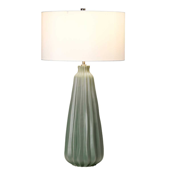 Настолна лампа Kew 1xE27 Sage Green Elstead Lighting KEW-TL | Osvetlenieto.bg
