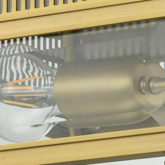 Плафон Holborn 2xE27 Brushed Brass Elstead Lighting HOLBORN-F-BB | Osvetlenieto.bg