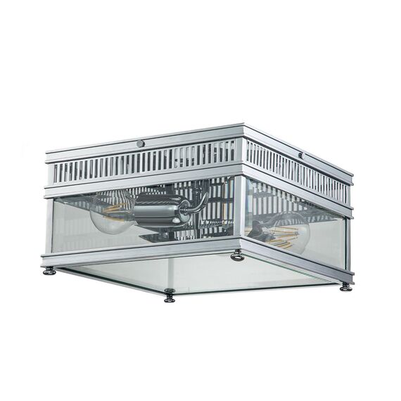 Плафон Holborn 2xE27 Polished Chrome Elstead Lighting HOLBORN-F-PC | Osvetlenieto.bg