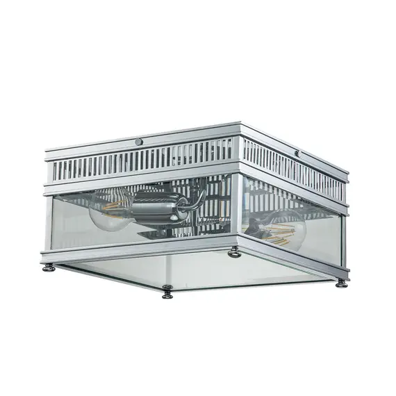 Плафон Holborn 2xE27 Polished Chrome Elstead Lighting HOLBORN-F-PC | Osvetlenieto.bg