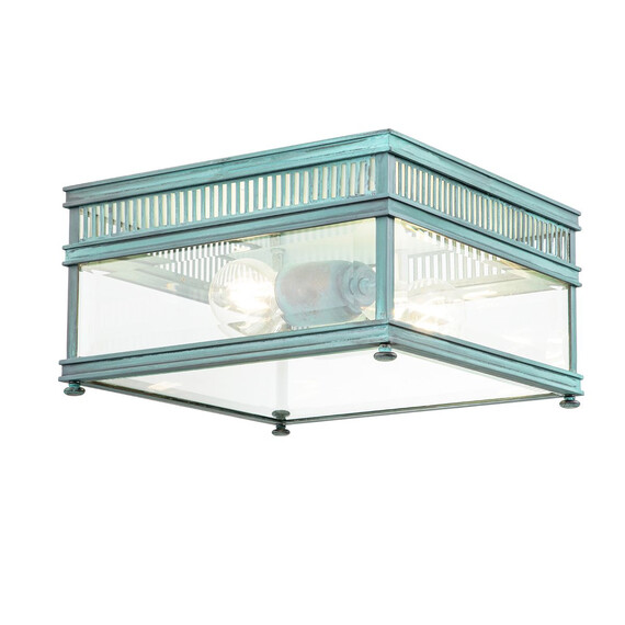 Плафон Holborn 2xE27 Verdigris Elstead Lighting HOLBORN-F-VDG | Osvetlenieto.bg