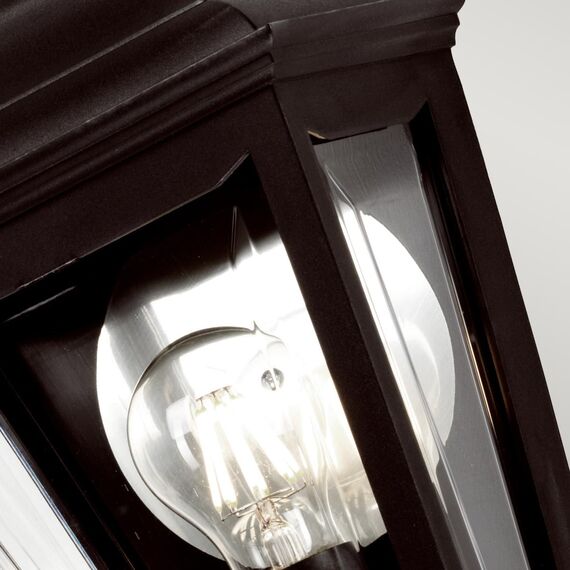 Плафон Kerry 1xE27 Black Elstead Lighting KERRY-FLUSH | Osvetlenieto.bg