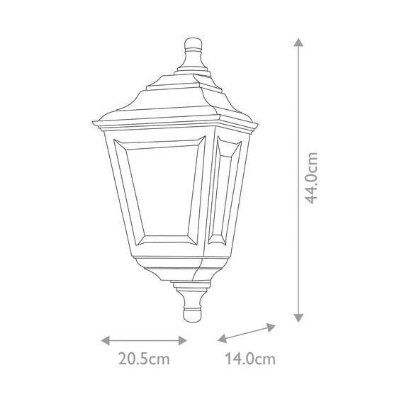 Плафон Kerry 1xE27 Black Elstead Lighting KERRY-FLUSH | Osvetlenieto.bg