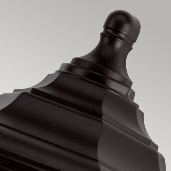 Плафон Kinsale 1xE27 Lantern Black Elstead Lighting KINSALE-FLUSH | Osvetlenieto.bg