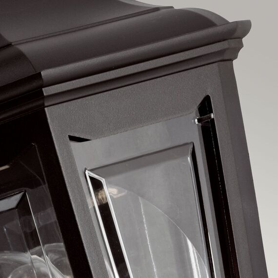 Плафон Kinsale 1xE27 Lantern Black Elstead Lighting KINSALE-FLUSH | Osvetlenieto.bg