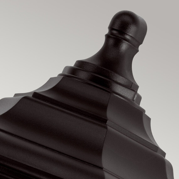 Плафон Kinsale 1xE27 Lantern Black Elstead Lighting KINSALE-FLUSH | Osvetlenieto.bg