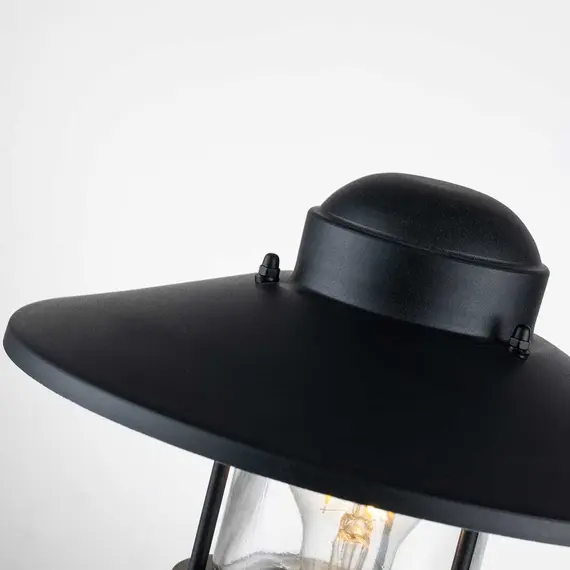 Стояща лампа Klampenborg 1xE27 Pedestal Black Elstead Lighting KLAMPENBORG-PED-BK | Osvetlenieto.bg