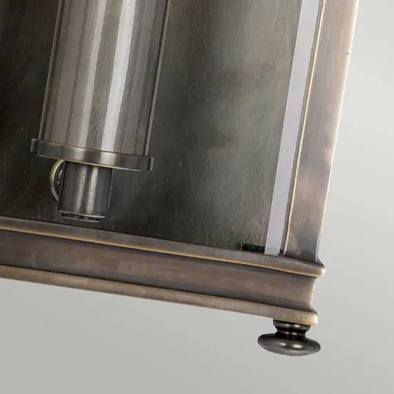 Външен аплик Holborn 1xE14 Half Lantern Small Dark Bronze Elstead Lighting HL7-S-DB | Osvetlenieto.bg