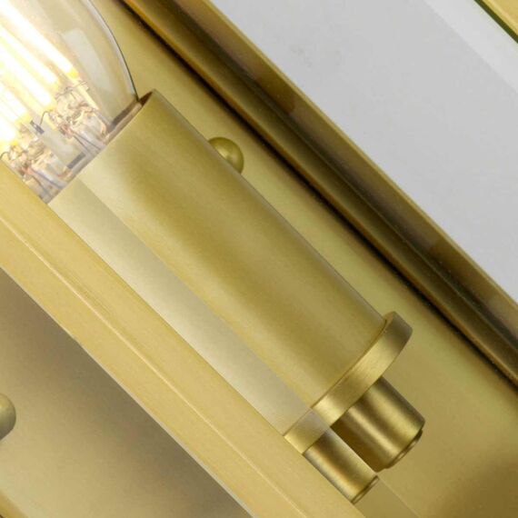Външен аплик Holborn 1xE14 Small Half Lantern Brushed Brass Elstead Lighting HL7-S-BB | Osvetlenieto.bg Външен аплик Holborn 1xE14 Small Half Lantern Brushed Brass Elstead Lighting HL7-S-BB | Osvetlenieto.bg