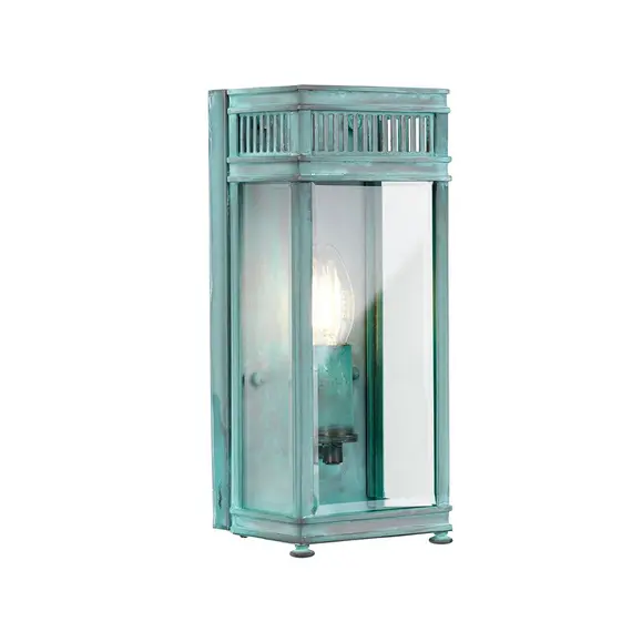 Външен аплик Holborn 1xE14 Small Half Lantern Verdigris Elstead Lighting HL7-S-VDG | Osvetlenieto.bg