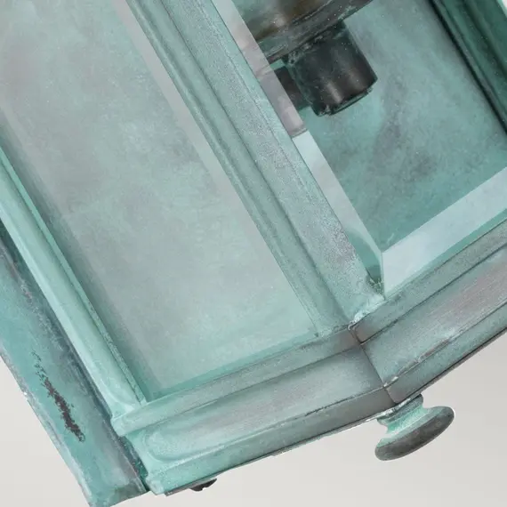 Външен аплик Holborn 1xE14 Small Half Lantern Verdigris Elstead Lighting HL7-S-VDG | Osvetlenieto.bg