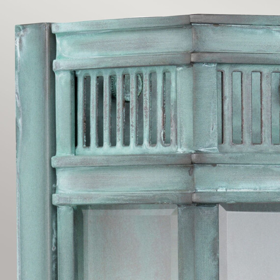 Външен аплик Holborn 1xE14 Small Half Lantern Verdigris Elstead Lighting HL7-S-VDG | Osvetlenieto.bg