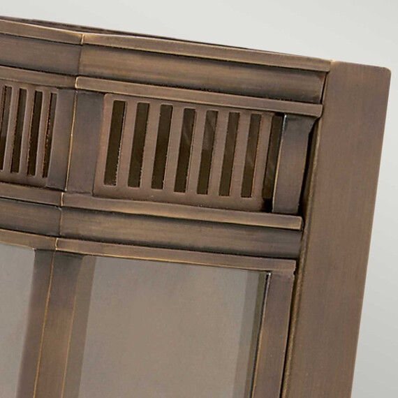 Външен аплик Holborn 2xE14 Half Lantern Medium Dark Bronze Elstead Lighting HL7-M-DB | Osvetlenieto.bg