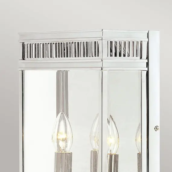 Външен аплик Holborn 2xE14 Half Lantern Medium Polished Chrome Elstead Lighting HL7-M-PC | Osvetlenieto.bg
