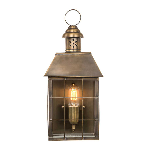 Външен аплик Hyde Park 1xE27 Aged Brass Elstead Lighting HYDE-PARK-BR | Osvetlenieto.bg