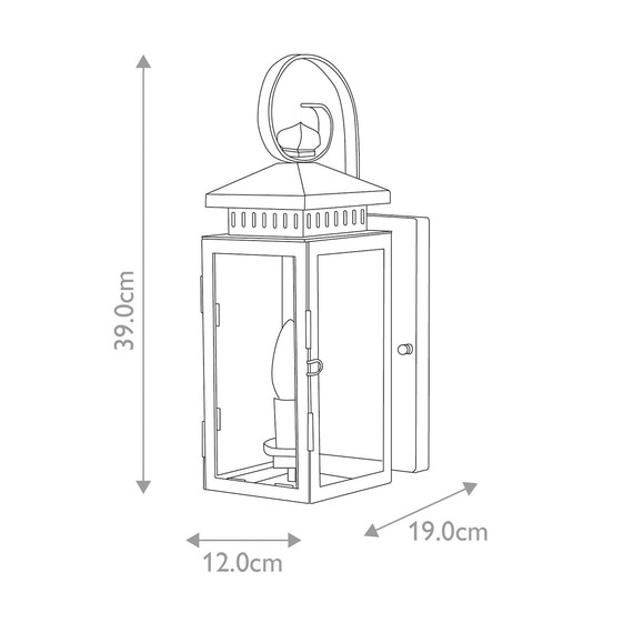 Външен аплик Hythe 1xE14 Old Bronze Elstead Lighting HYTHE | Osvetlenieto.bg