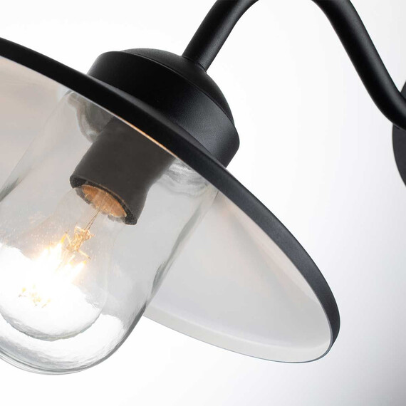 Външен аплик Klampenborg 1xE27 PIR Black Elstead Lighting KLAMPENBORG-PIR-BK | Osvetlenieto.bg