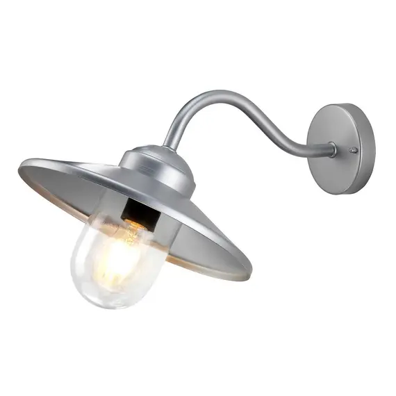 Външен аплик Klampenborg 1xE27 Silver Elstead Lighting KLAMPENBORG | Osvetlenieto.bg