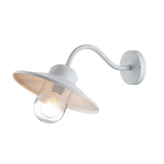 Външен аплик Klampenborg 1xE27 White Elstead Lighting KLAMPENBORG-WHT | Osvetlenieto.bg