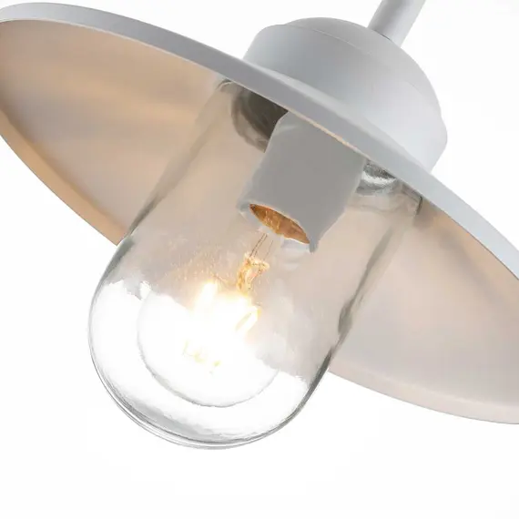 Външен аплик Klampenborg 1xE27 White Elstead Lighting KLAMPENBORG-WHT | Osvetlenieto.bg