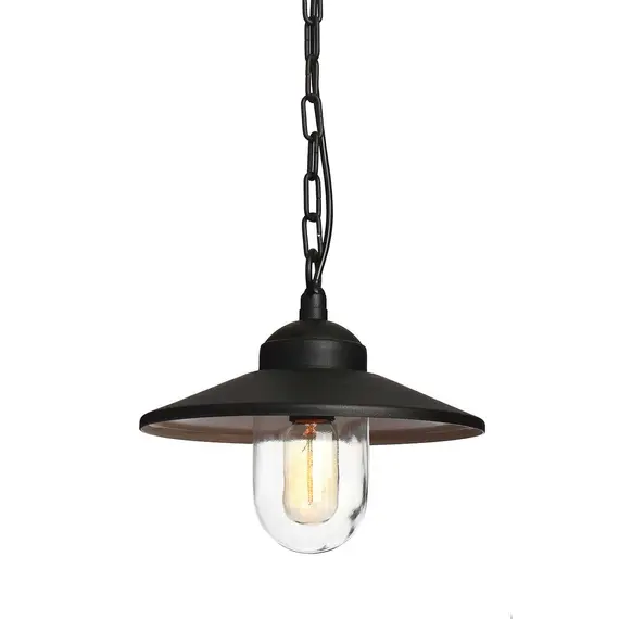 Външна висяща лампа Klampenborg 1xE27 Black Elstead Lighting KLAMPENBORG8-BK | Osvetlenieto.bg