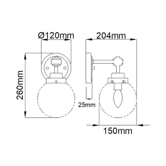 Аплик Kula 1xE14 Polished Nickel Elstead Lighting KULA1 | Osvetlenieto.bg Аплик Kula 1xE14 Polished Nickel Elstead Lighting KULA1 | Osvetlenieto.bg