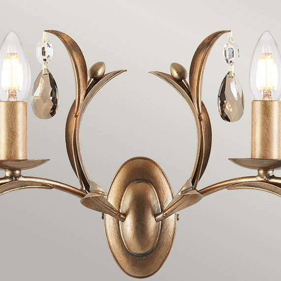 Аплик Lily 2xE14 Bronze Patina Elstead Lighting LL2-ANT-BRZ | Osvetlenieto.bg
