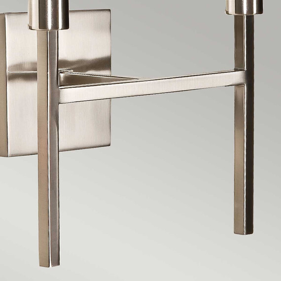Аплик Lucerne 2xE14 Brushed Nickel Grey Shades Elstead Lighting LUCERNE-2xE14 | Osvetlenieto.bg