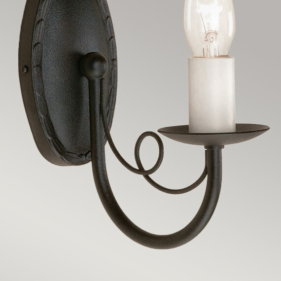 Аплик Minster 1xE14 Black Elstead Lighting MN1-BLACK | Osvetlenieto.bg