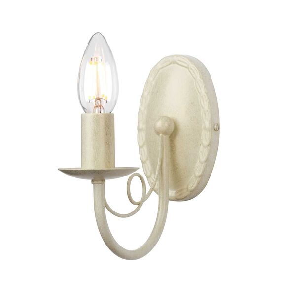 Аплик Minster 1xE14 Ivory Gold Patina Elstead Lighting MN1-IV-GOLD | Osvetlenieto.bg