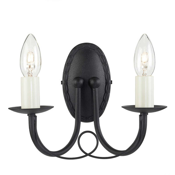 Аплик Minster 2xE14 Black Elstead Lighting MN2-BLACK | Osvetlenieto.bg