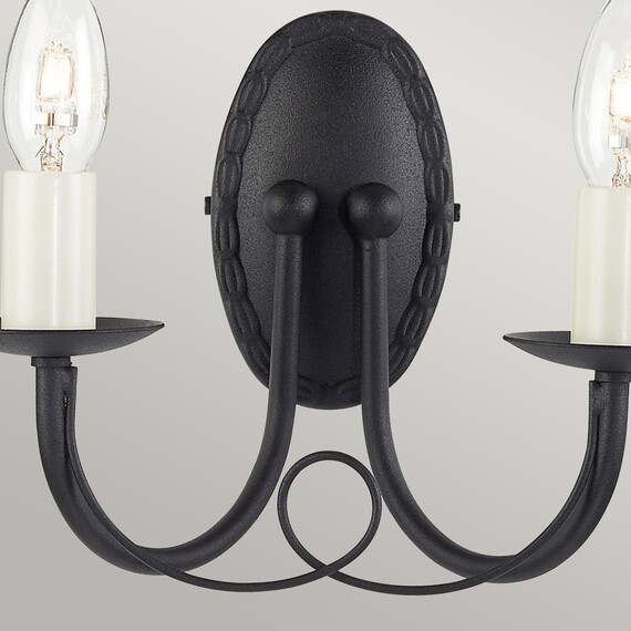 Аплик Minster 2xE14 Black Elstead Lighting MN2-BLACK | Osvetlenieto.bg