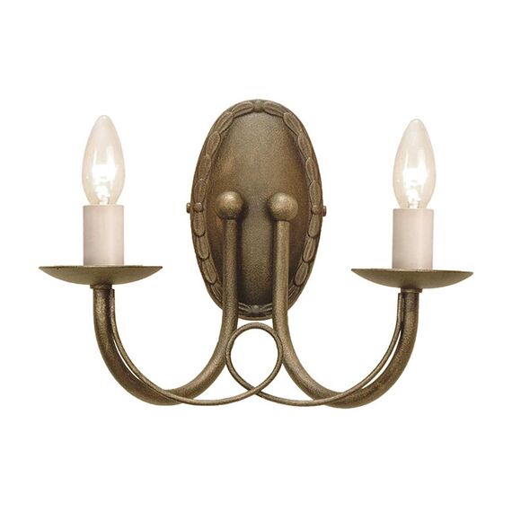 Аплик Minster 2xE14 Black Gold Patina Elstead Lighting MN2-BLK-GOLD | Osvetlenieto.bg