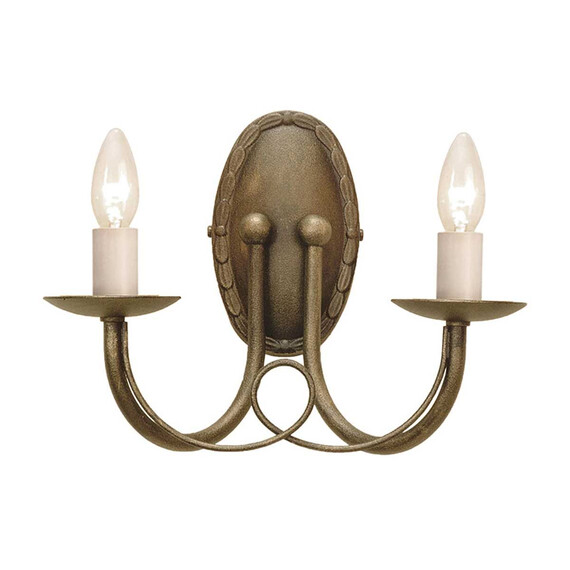 Аплик Minster 2xE14 Black Gold Patina Elstead Lighting MN2-BLK-GOLD | Osvetlenieto.bg