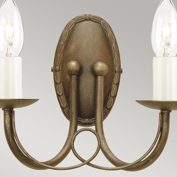 Аплик Minster 2xE14 Black Gold Patina Elstead Lighting MN2-BLK-GOLD | Osvetlenieto.bg