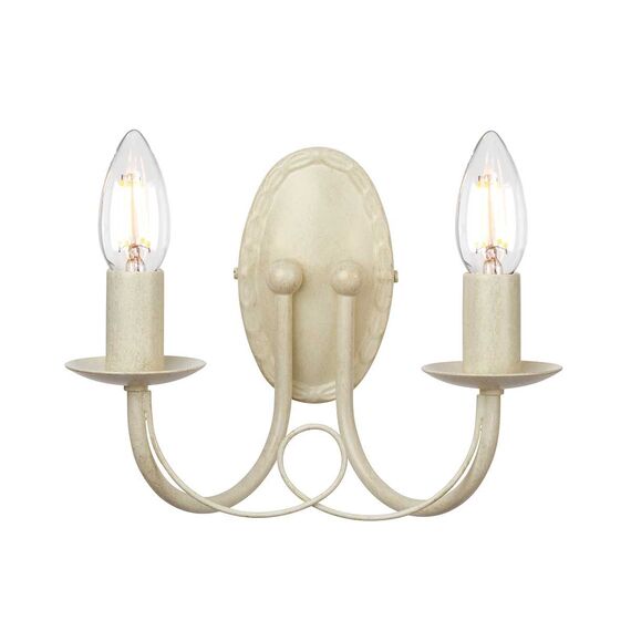 Аплик Minster 2xE14 Ivory Gold Patina Elstead Lighting MN2-IV-GOLD | Osvetlenieto.bg