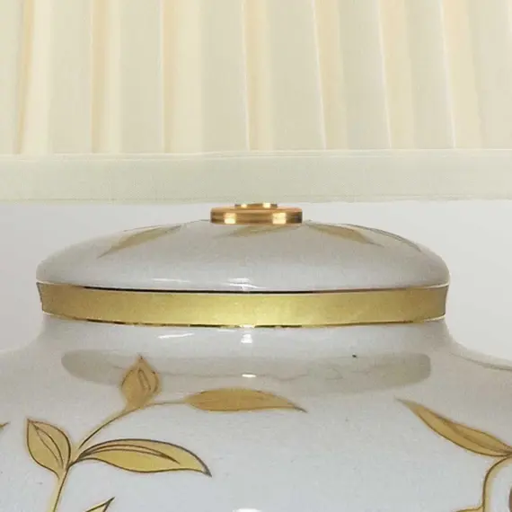 Настолна лампа Leaves 1xE27 Brown and Gold Elstead Lighting LEAVES-BR-GL-TL | Osvetlenieto.bg