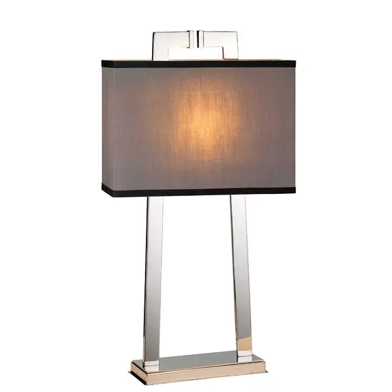 Настолна лампа Magro 1xE27 Polished Nickel Elstead Lighting MAGRO-TL | Osvetlenieto.bg