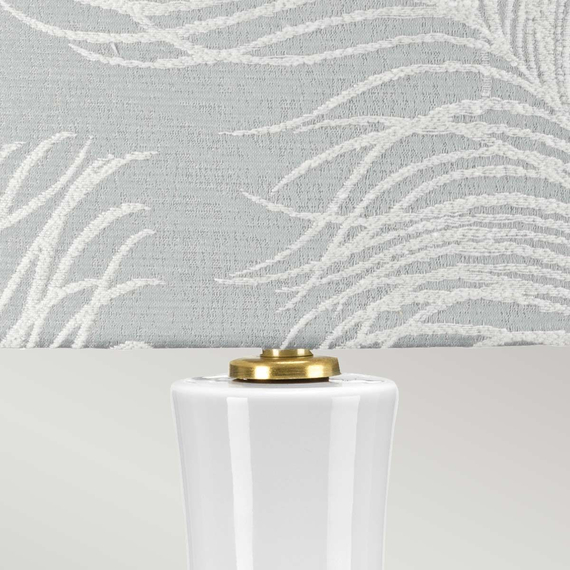 Настолна лампа Milo 1xE27 Aged Brass White Blue Elstead Lighting MILO-AB-TL-FDEB | Osvetlenieto.bg