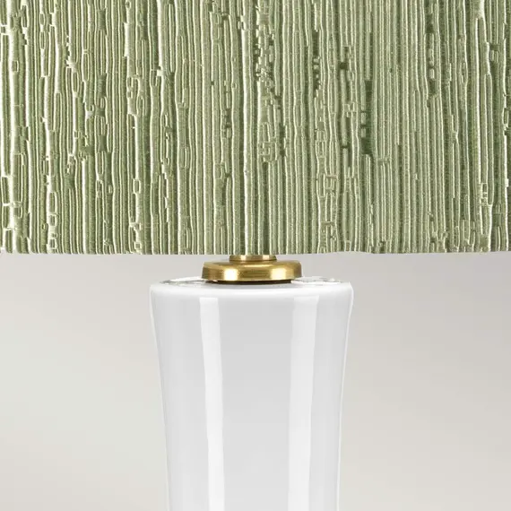 Настолна лампа Milo 1xE27 Aged Brass White Green Elstead Lighting MILO-AB-TL-RTH | Osvetlenieto.bg