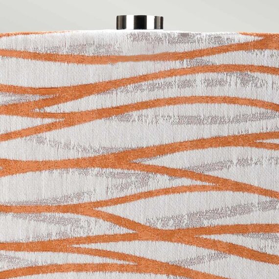 Настолна лампа Milo 1xE27 Polished Nickel White Orange Elstead Lighting MILO-PN-TL-LORA | Osvetlenieto.bg Настолна лампа Milo 1xE27 Polished Nickel White Orange Elstead Lighting MILO-PN-TL-LORA | Osvetlenieto.bg