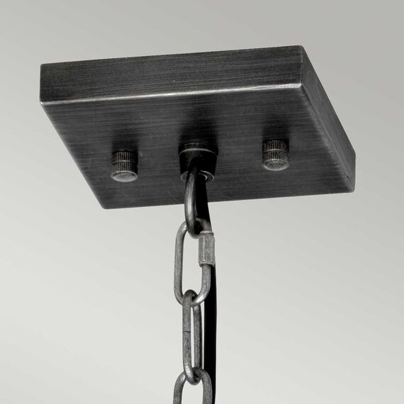 Пендел Louvre 1xE27 Painted Gunmetal Elstead Lighting LOUVRE-1P | Osvetlenieto.bg