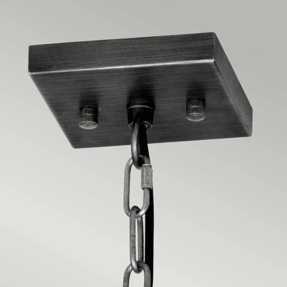 Пендел Louvre 1xE27 Painted Gunmetal Elstead Lighting LOUVRE-1P | Osvetlenieto.bg