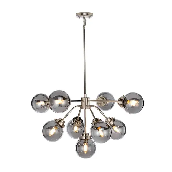 Полилей Kula 9xE14 Polished Nickel Elstead Lighting KULA9 | Osvetlenieto.bg