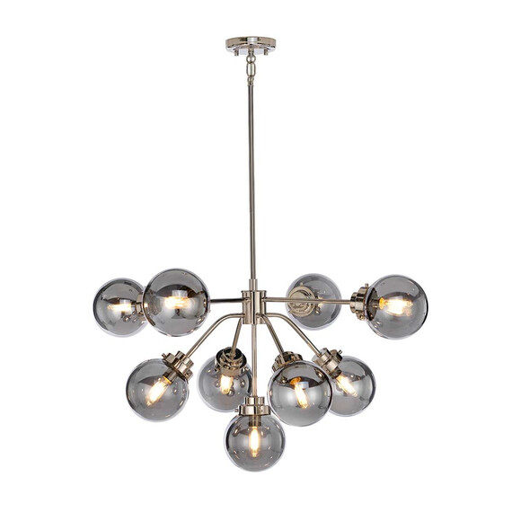Полилей Kula 9xE14 Polished Nickel Elstead Lighting KULA9 | Osvetlenieto.bg