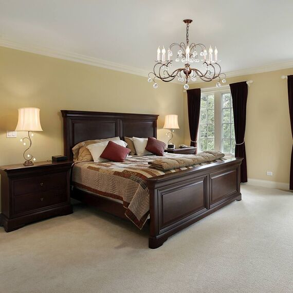 Полилей Lily 8xE14 Bronze Patina Elstead Lighting LL8-ANT-BRZ | Osvetlenieto.bg Полилей Lily 8xE14 Bronze Patina Elstead Lighting LL8-ANT-BRZ | Osvetlenieto.bg